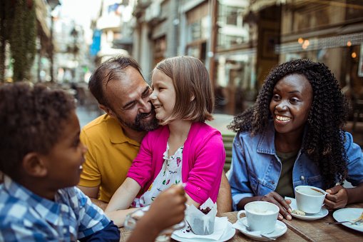 A family together, settling for the long term